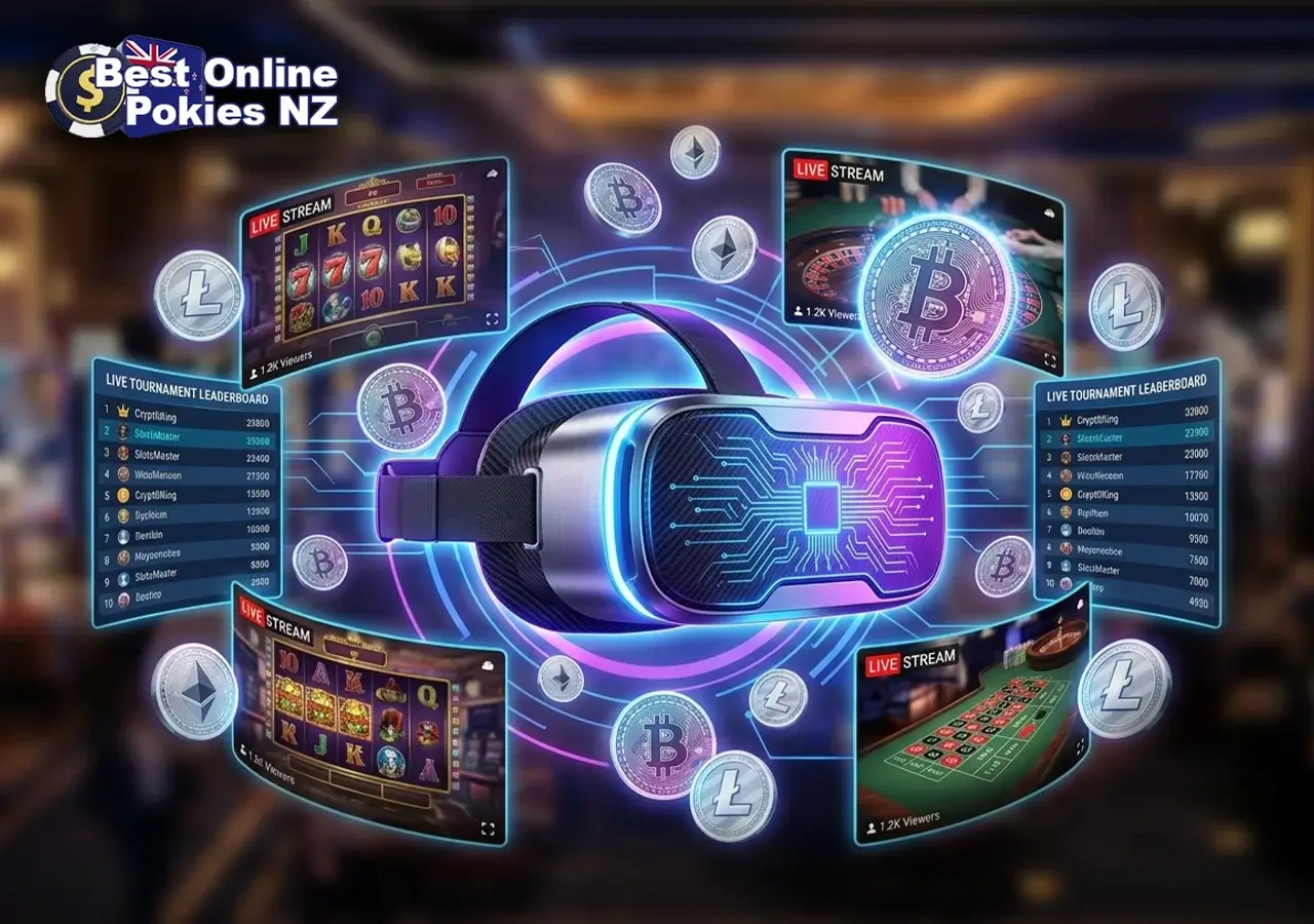 New interactive features and latest trends in online pokies development.